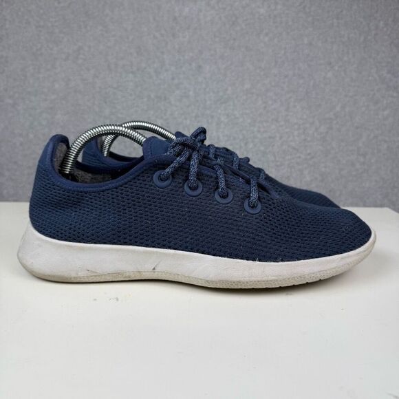 allbirds Other - Allbirds Men's Size 9 Tread Runner Blue Canvas Athletic Sneakers Shoes